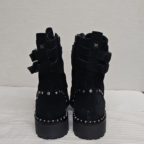 SAM EDELMAN JENNIFER STUDDED ANKLE BOOTS BFPM-04-018 - Picture 3 of 10